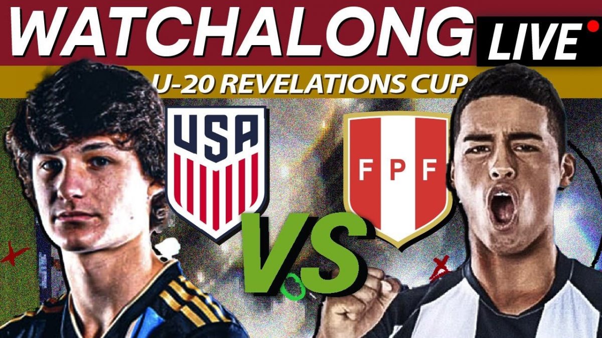 Estados Unidos vs Perú Vigilancia en vivo |  Copa Revelaciones Sub-20