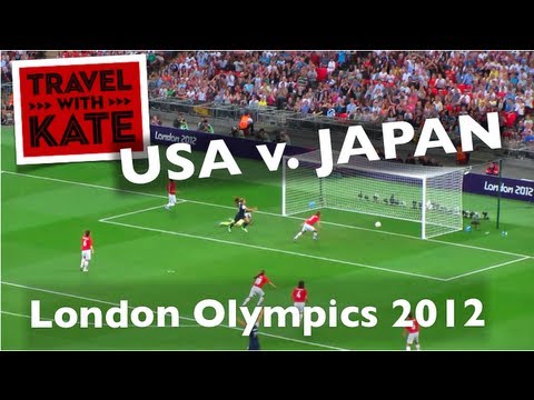 Partido de metal dorado de fútbol olímpico femenino en Londres – EE. UU. vs. Japón – Viaja con Kate